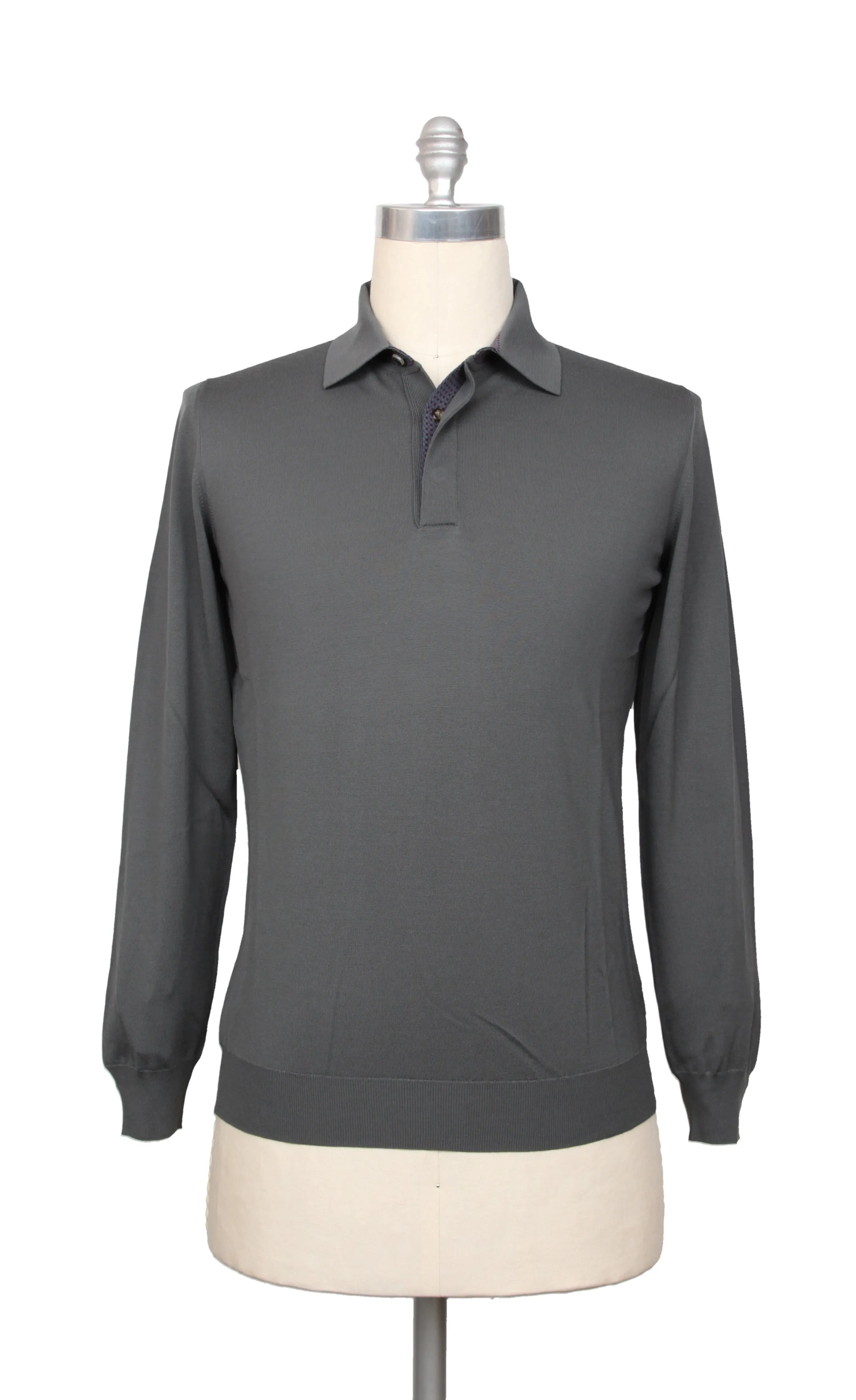 Svevo Parma Gray 1/4 Button Sweater