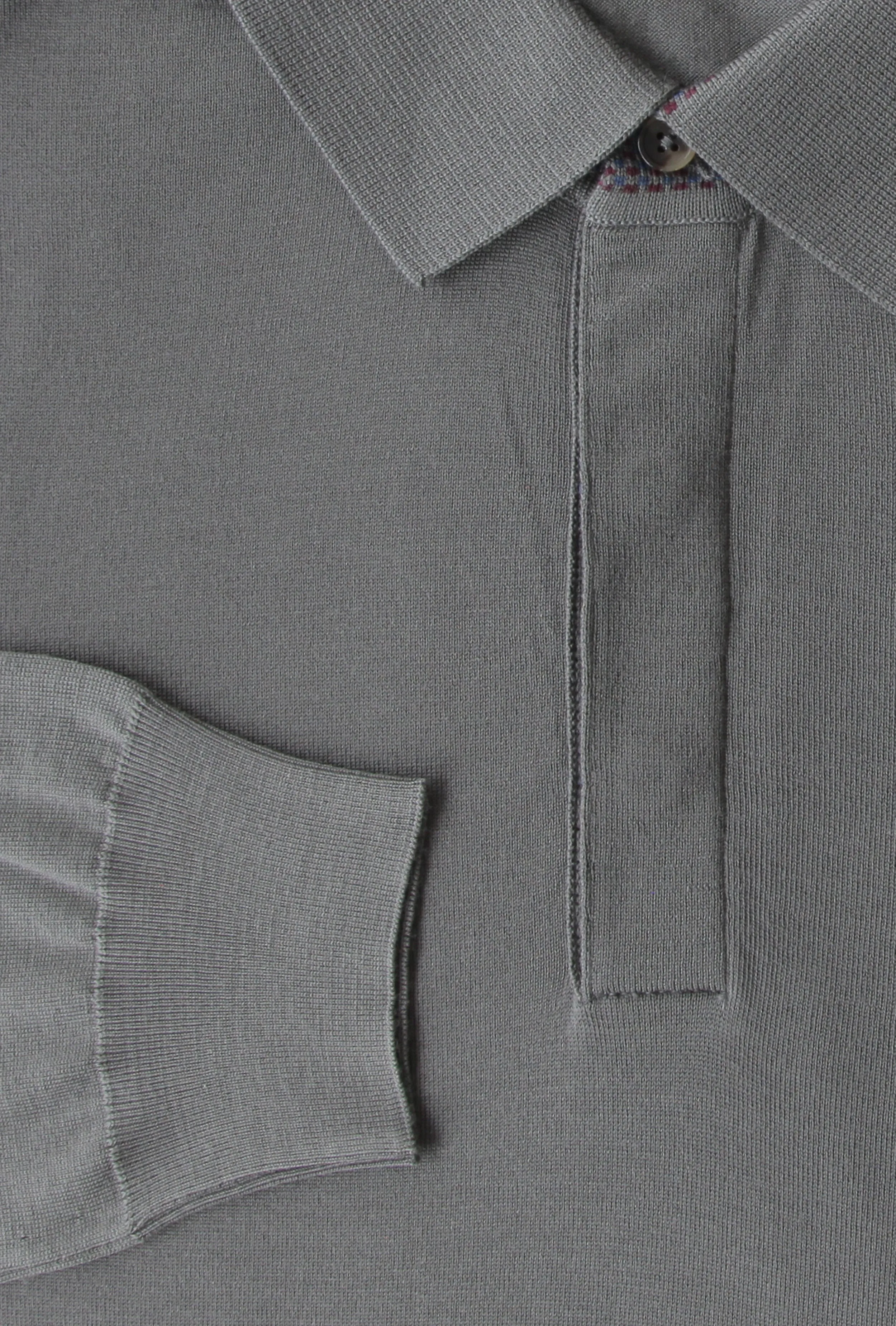 Svevo Parma Gray 1/4 Button Sweater