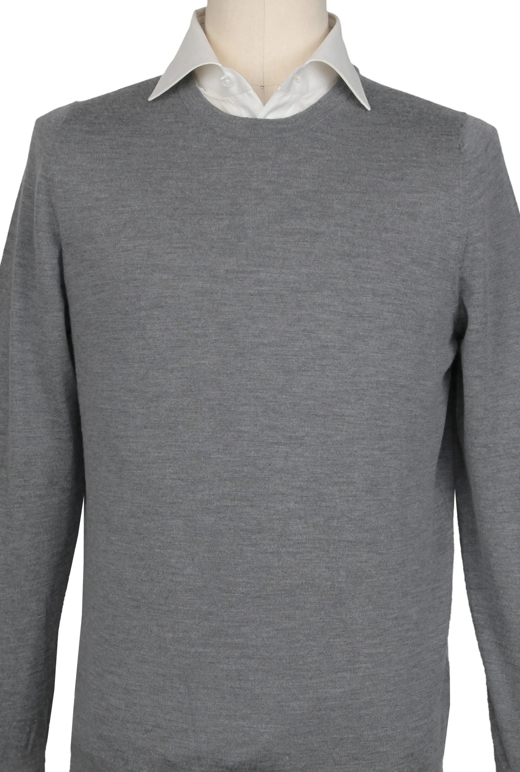 Svevo Parma Gray Crewneck Sweater
