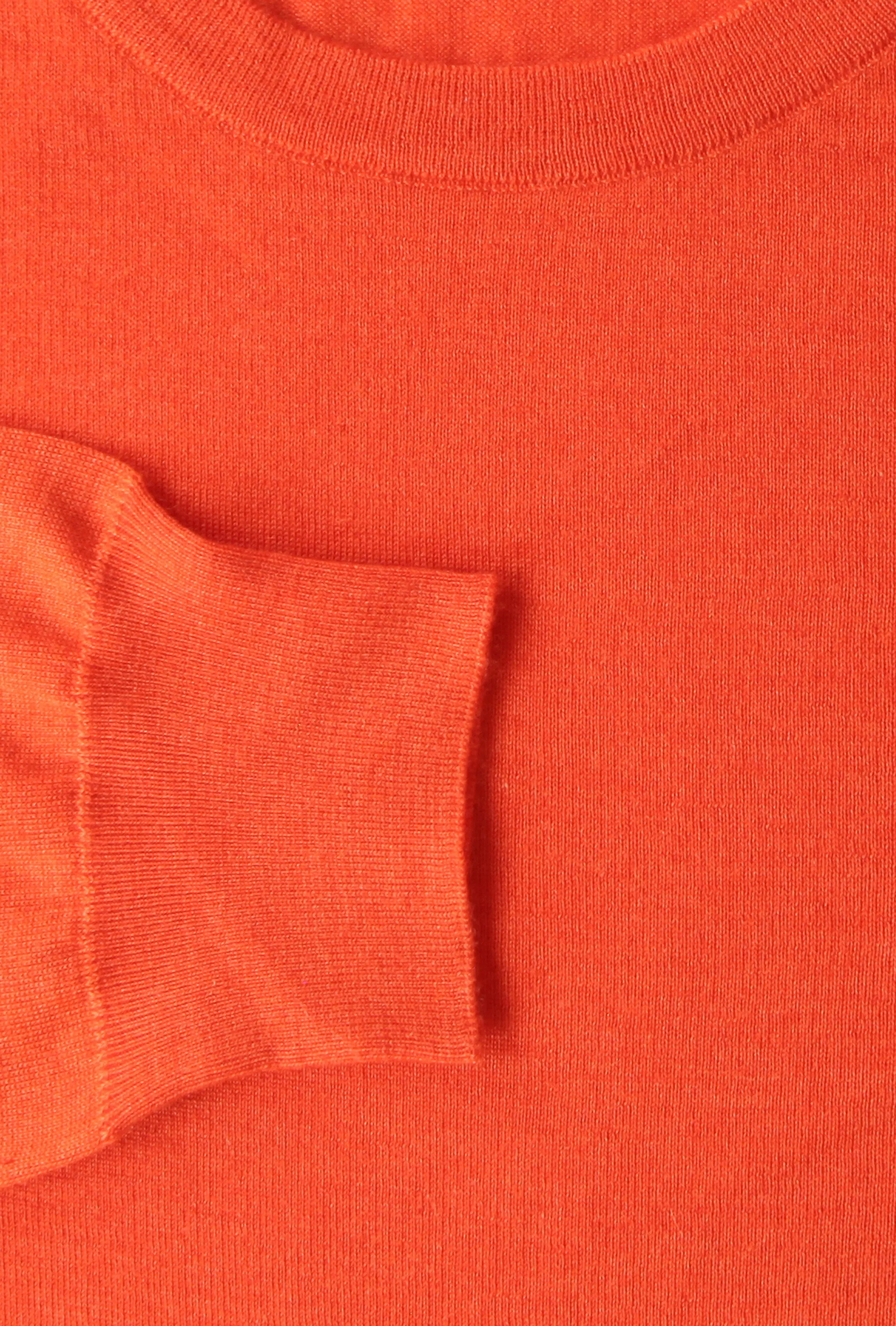 Svevo Parma Orange Crewneck Sweater