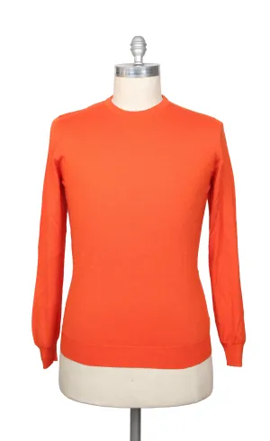Svevo Parma Orange Crewneck Sweater