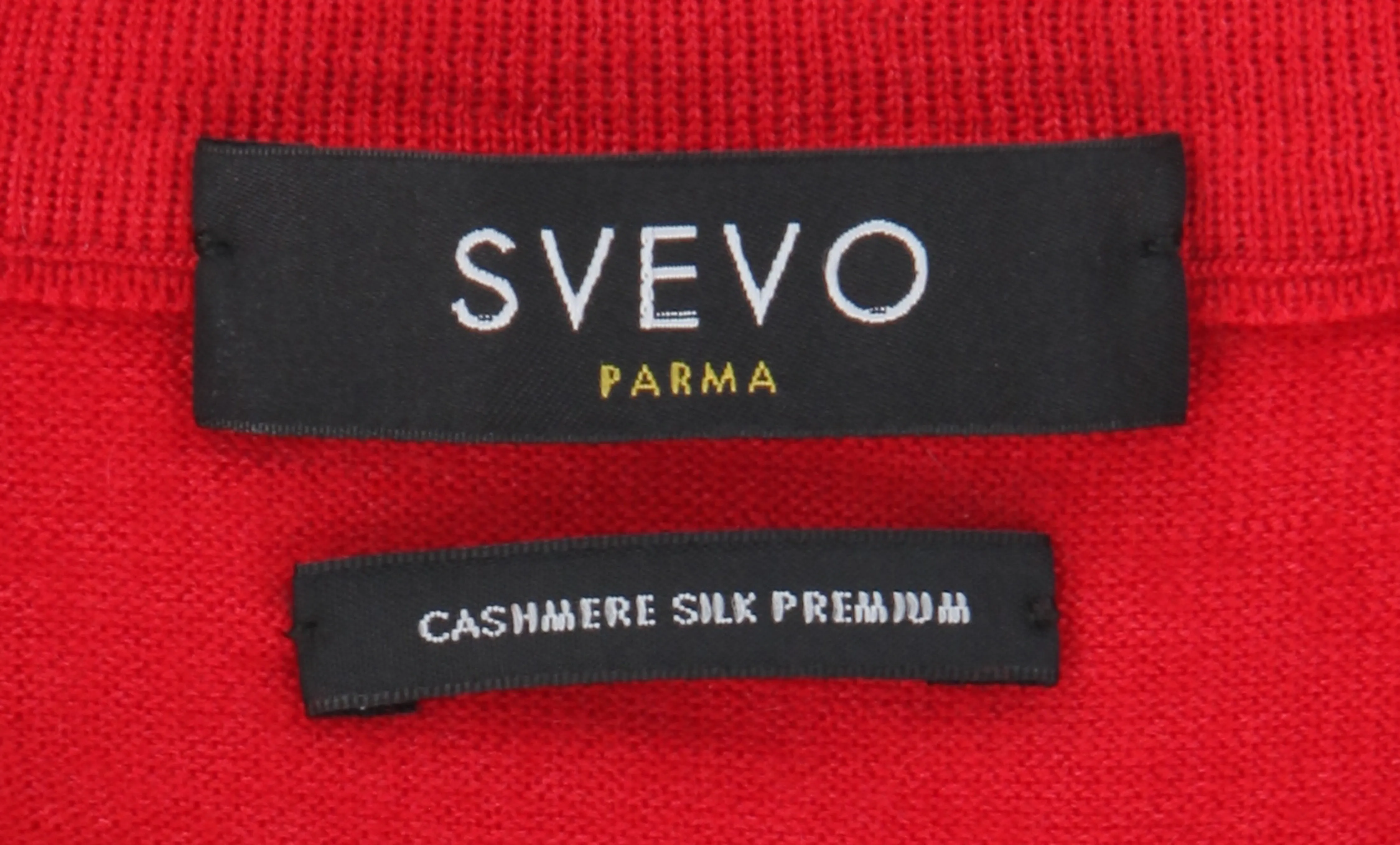 Svevo Parma Red Crewneck Sweater