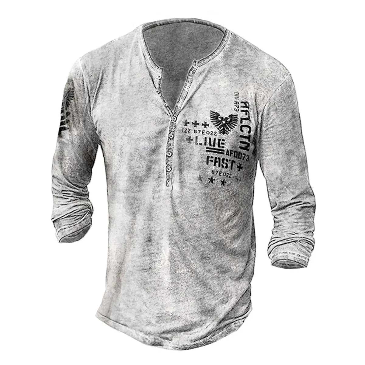 T-shirt vintage moto homme longue manche