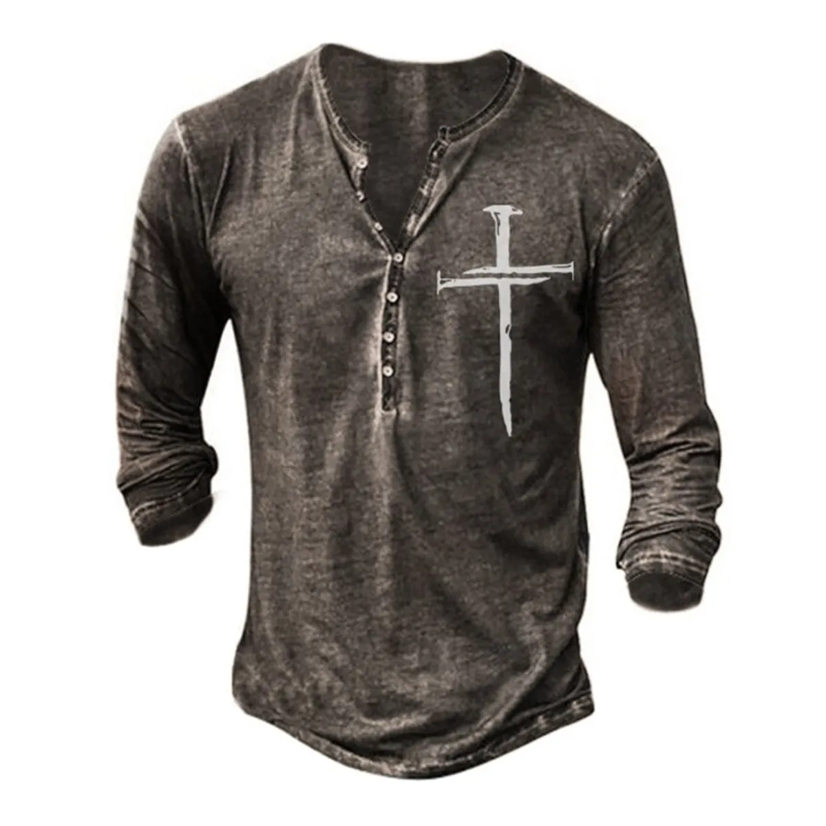 T-shirt vintage moto homme longue manche