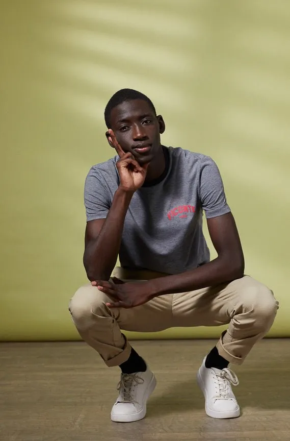 Tay Grey T-Shirt 100% Cotton