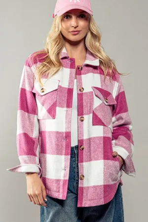 Teddy Plaid Classic Jacket