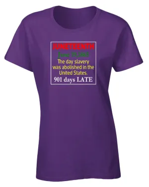 The day slavery was abolished in USA t-shirt, juneteenth tees