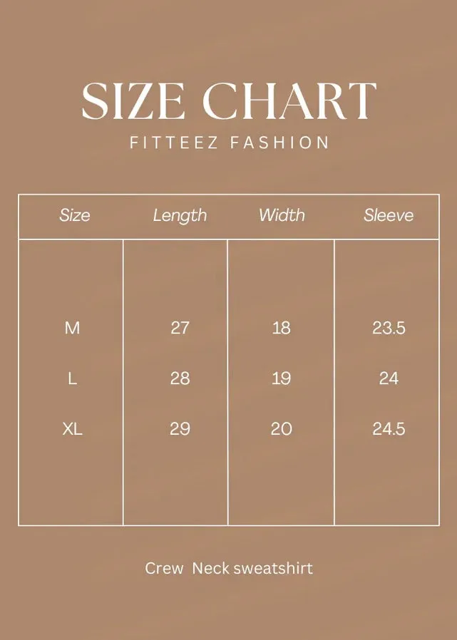 THE LIGHT-BROWN CREWNECK-FT