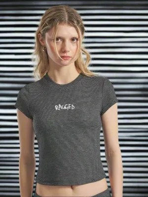 The Ragged Priest Striped Baby Tee
