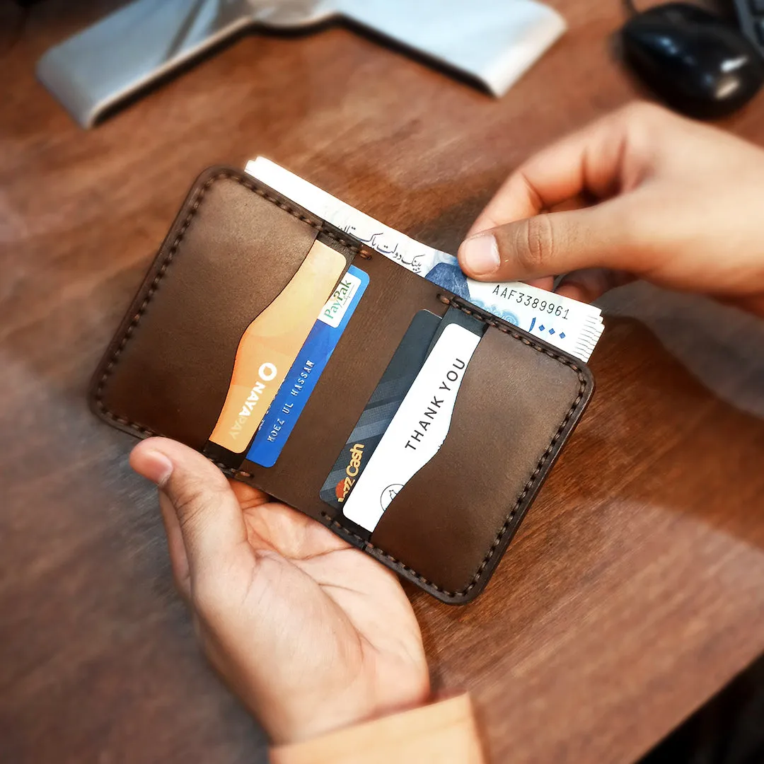 The Vertique - A Leather Cardholder Wallet
