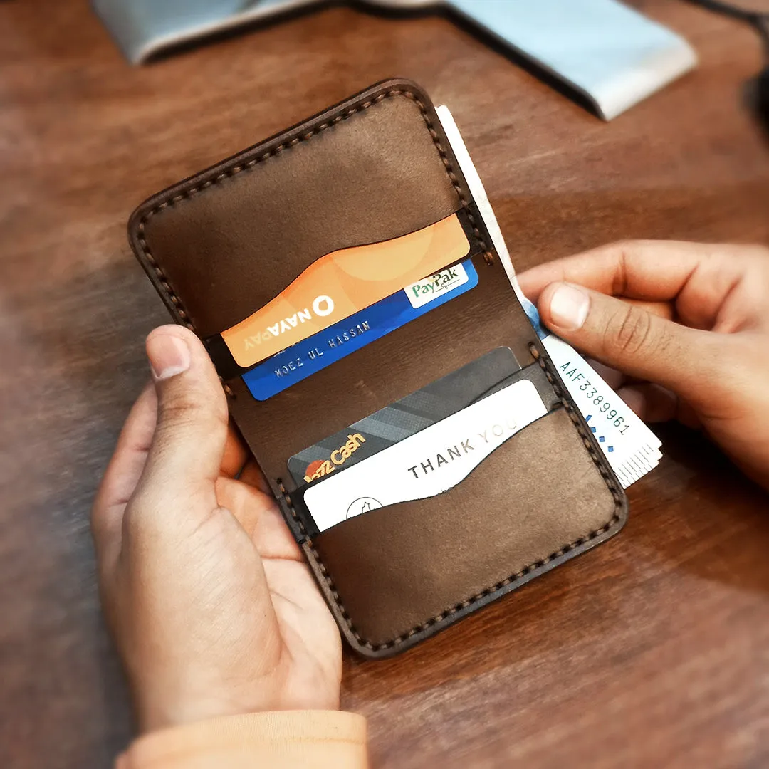 The Vertique - A Leather Cardholder Wallet