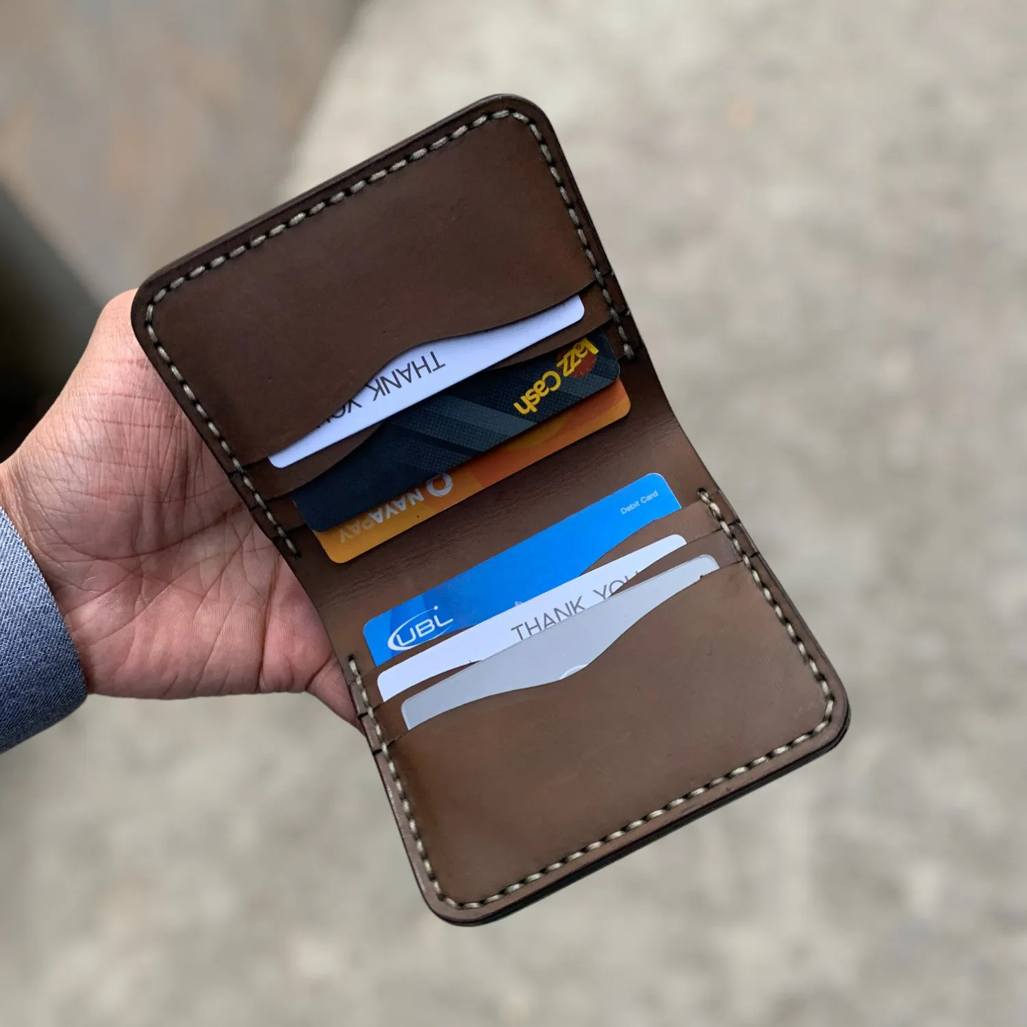 The Vertique - A Leather Cardholder Wallet