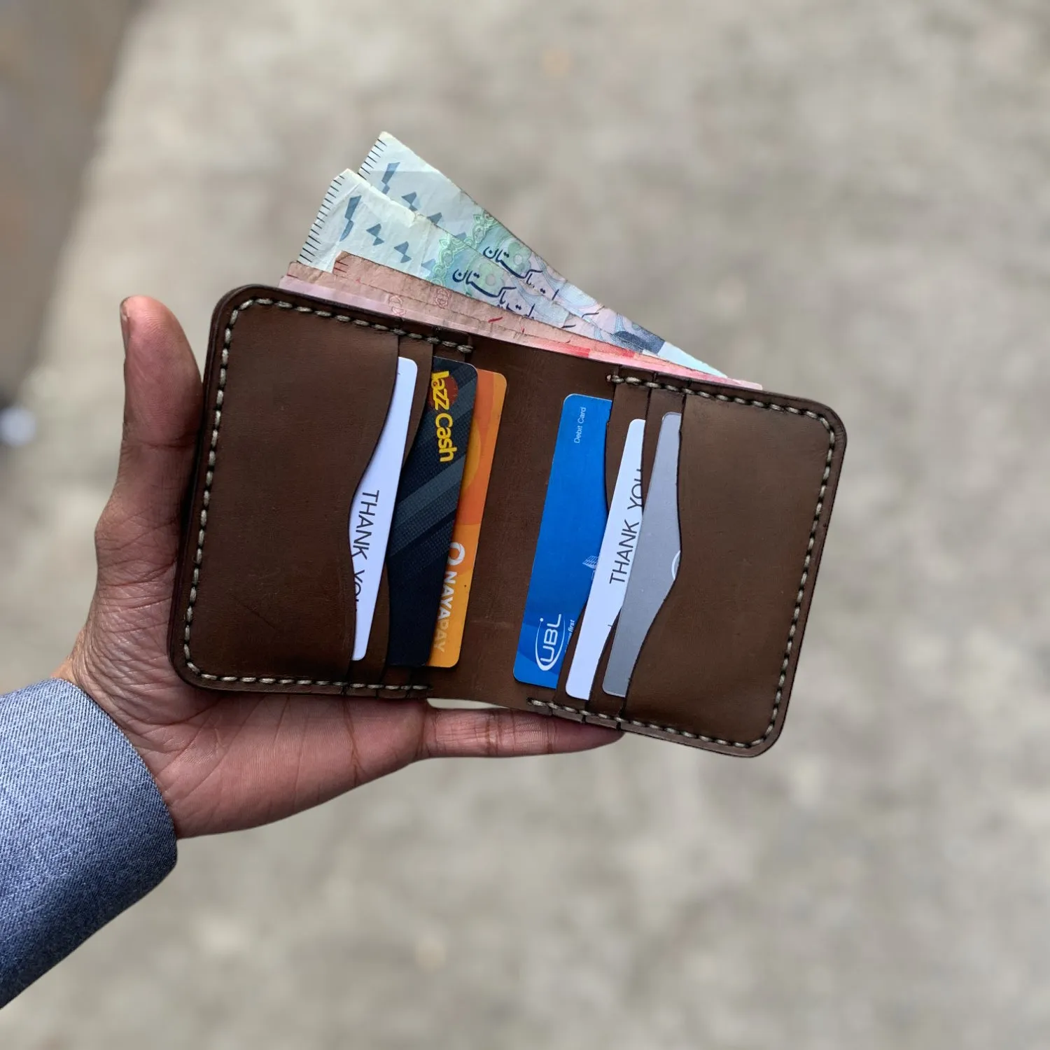 The Vertique - A Leather Cardholder Wallet