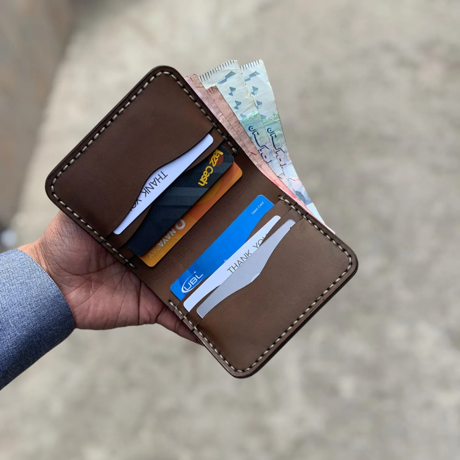 The Vertique - A Leather Cardholder Wallet
