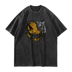 Tiger Smiley Washed T-Shirt