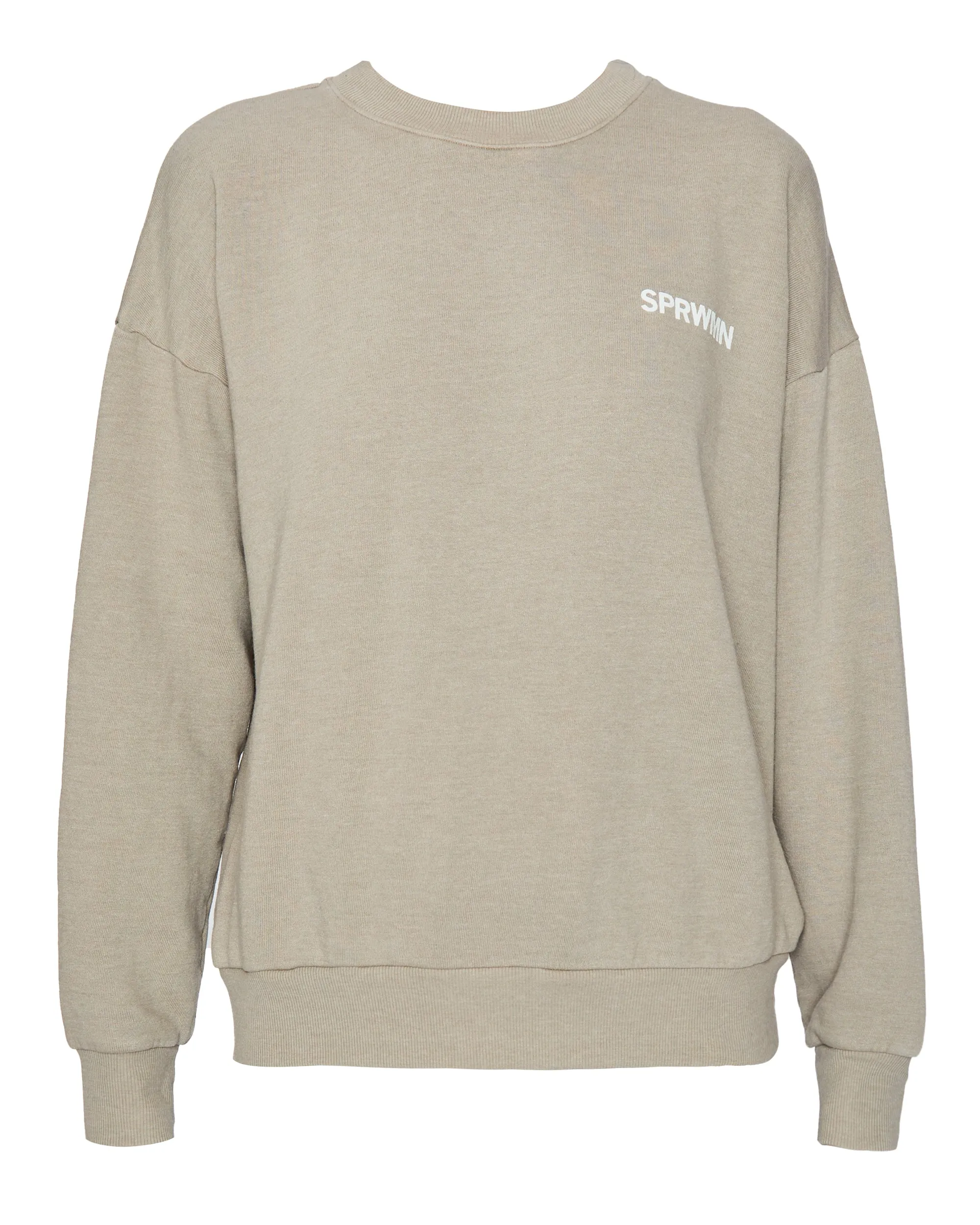 Tiny Logo Sweatshirt in Taupe