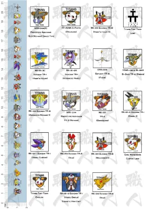 Titans Test Team [TTT] General Waterslide Decals