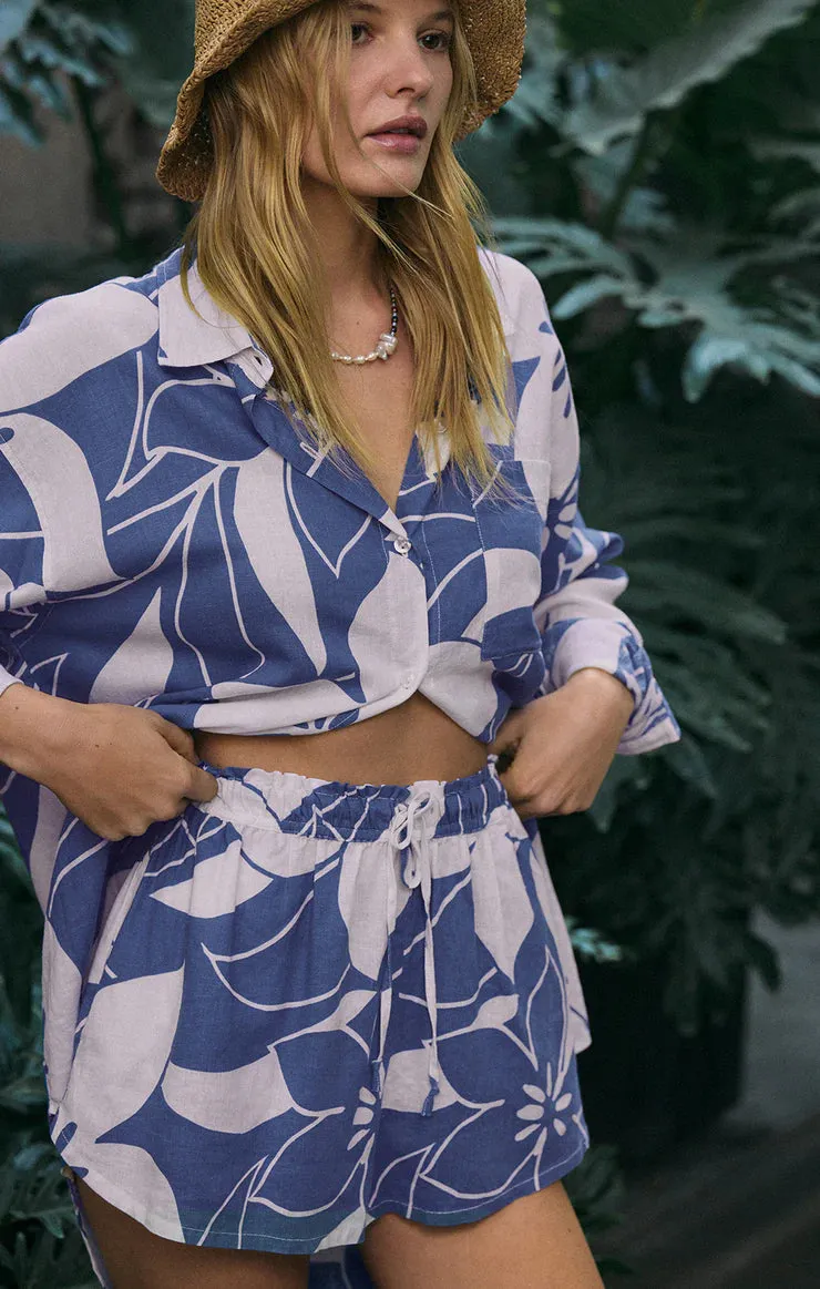 TOMAS MADERO LEAF BUTTON UP