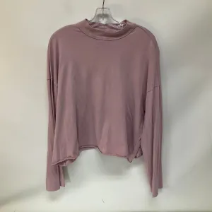 Top Long Sleeve Basic By Aerie In Pink, Size: Xl