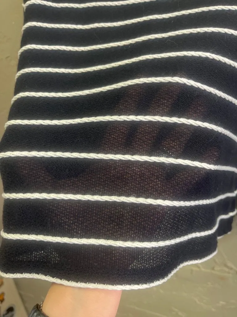 TOPSHOP STRIPE CREWNECK