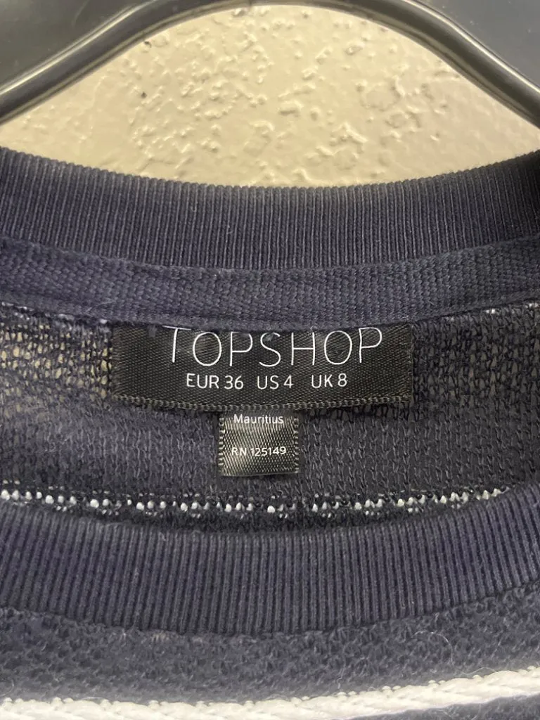 TOPSHOP STRIPE CREWNECK