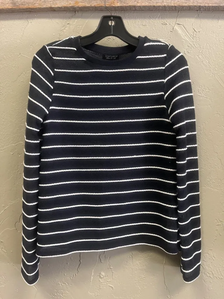 TOPSHOP STRIPE CREWNECK