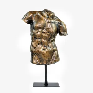 Torso of an athlete Apollo in Black & Gold (   more colors)