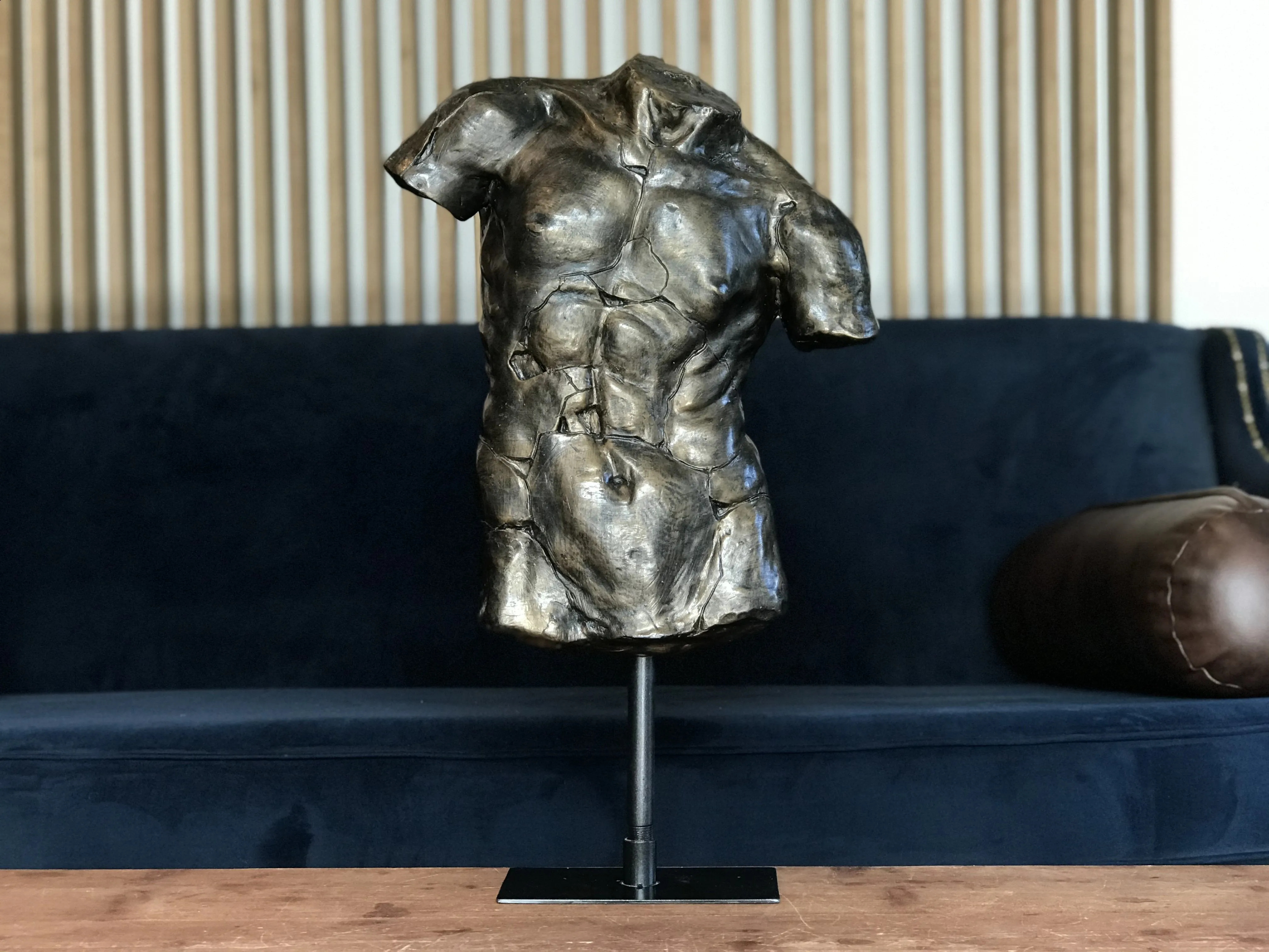 Torso of an athlete Apollo in Black & Gold (   more colors)
