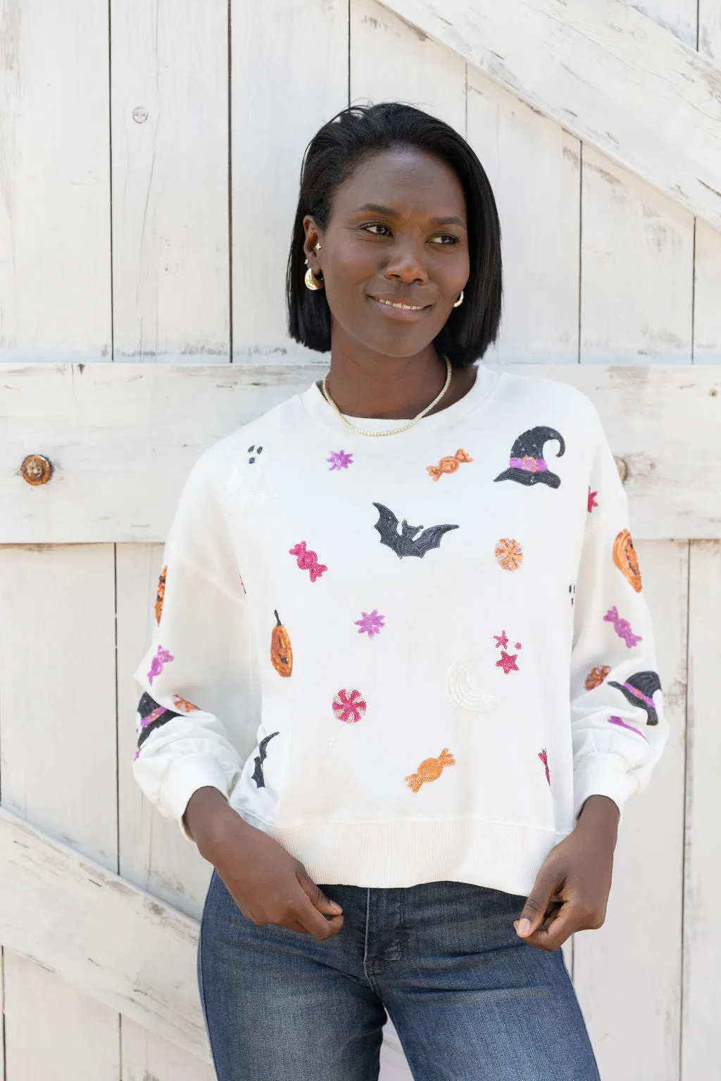 Trick or Treat Crewneck Sweatshirt