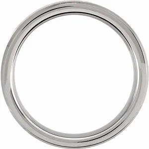Tungsten Beveled-Edge Band TAR035 - 6 mm