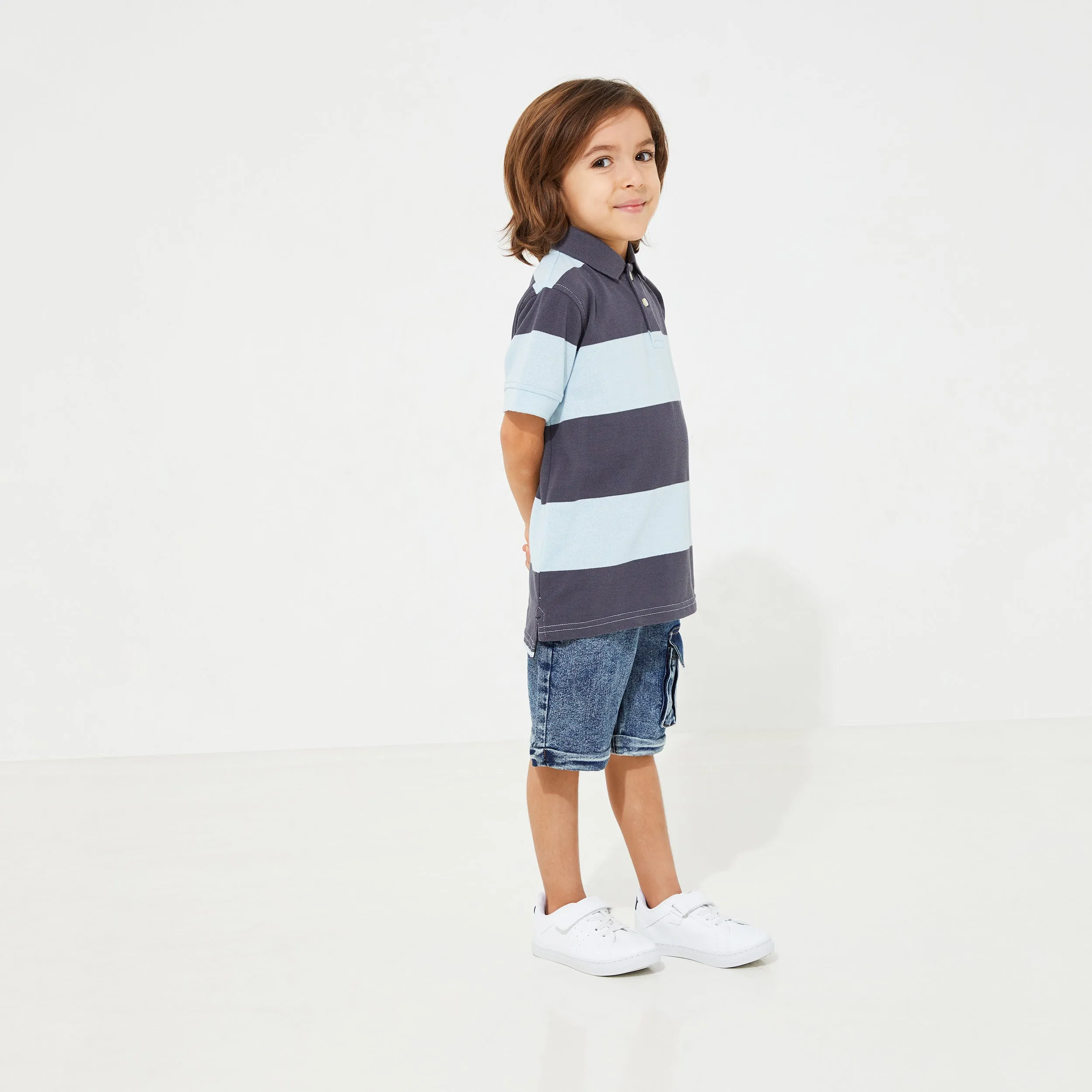 Twisted dual Polo T-shirt