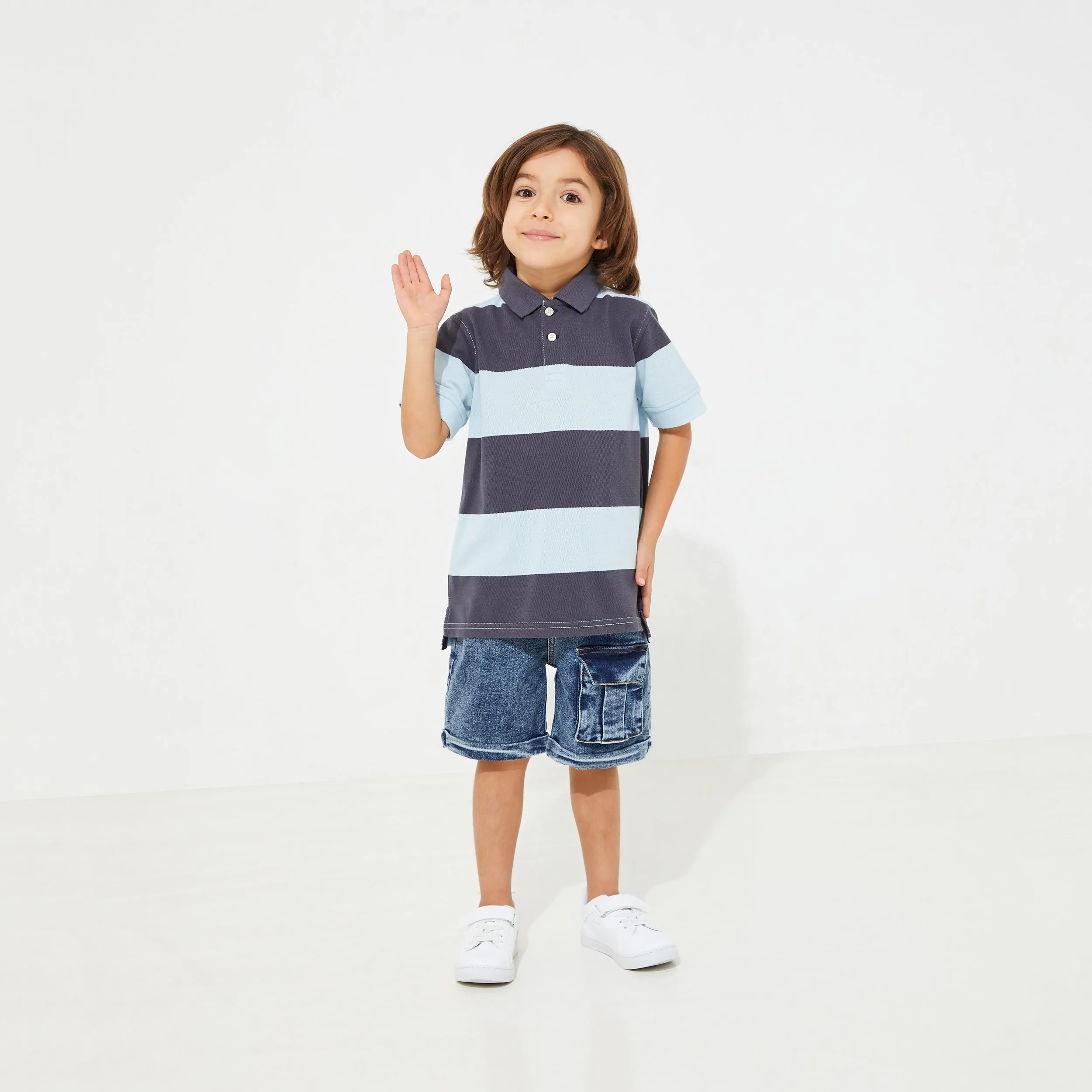Twisted dual Polo T-shirt