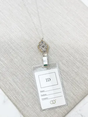Two Tone Pendant ID Lanyard