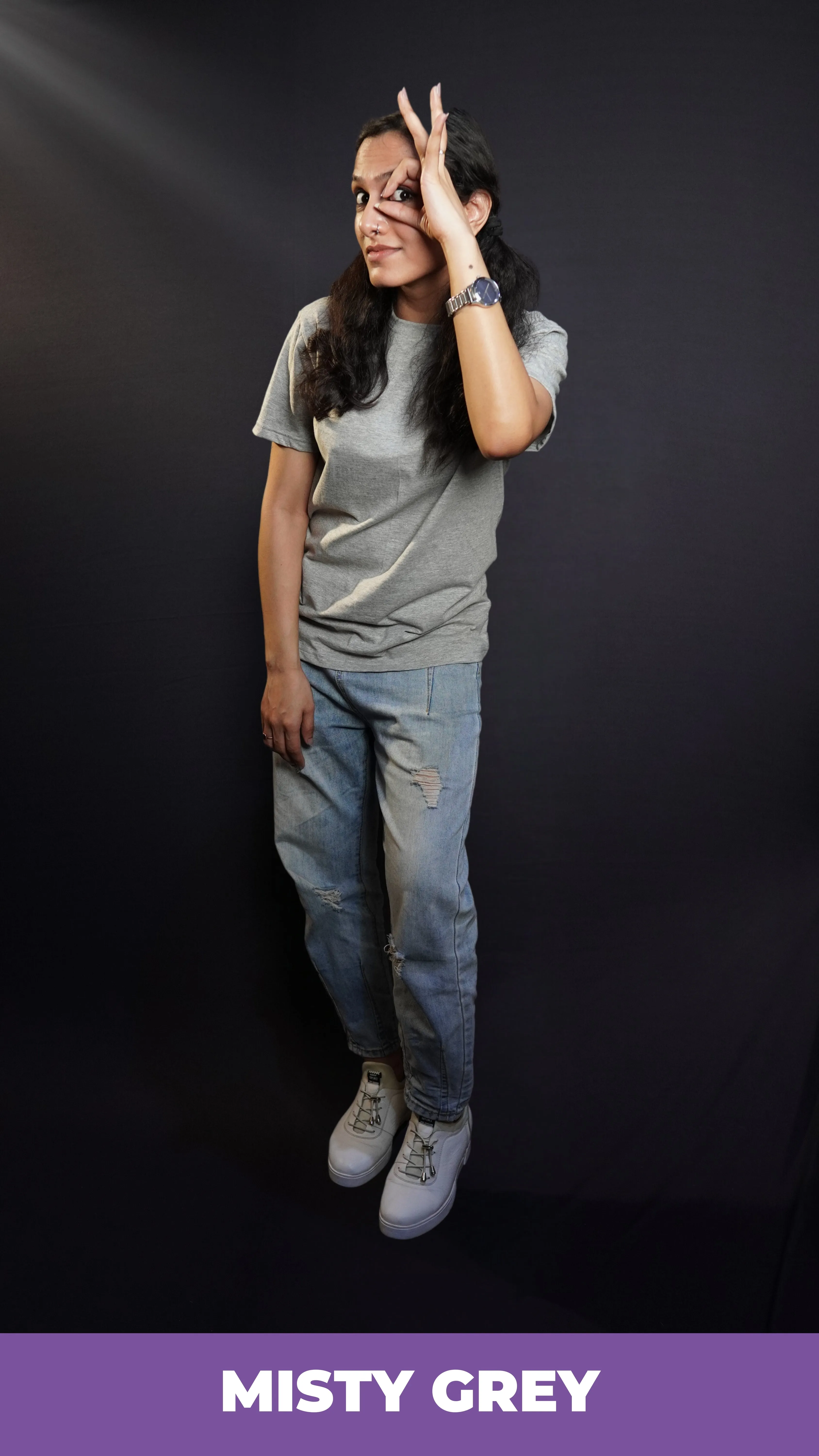 Unisex Misty Grey T shirt
