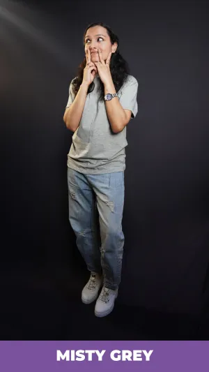 Unisex Misty Grey T shirt
