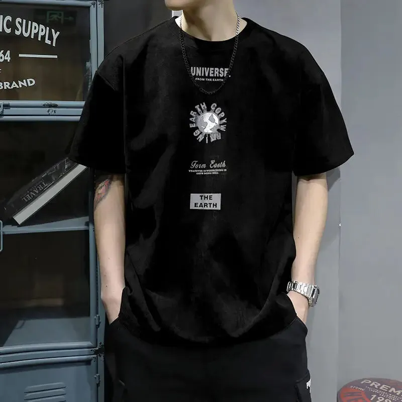 UrbanVibe Vintage-Druck-T-Shirt