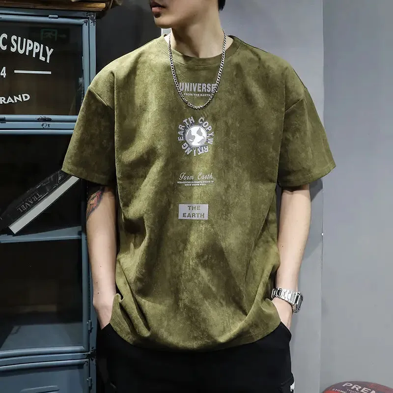 UrbanVibe Vintage-Druck-T-Shirt
