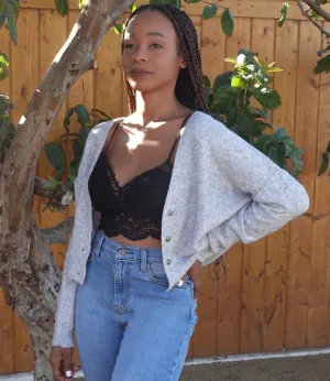 Valentina Button Down Sweater(H.Grey)