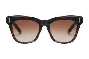 VELA-Dark Tortoise / Dark brown