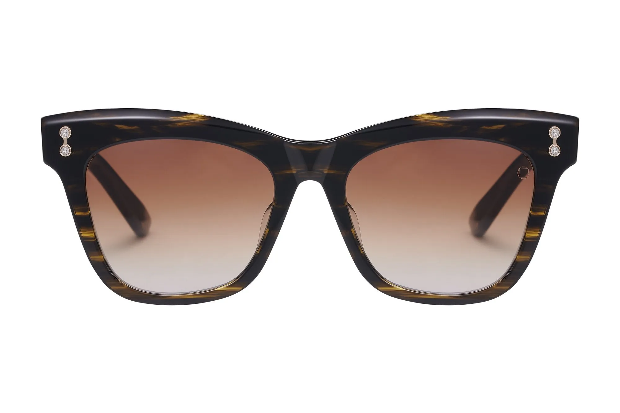 VELA-Dark Tortoise / Dark brown