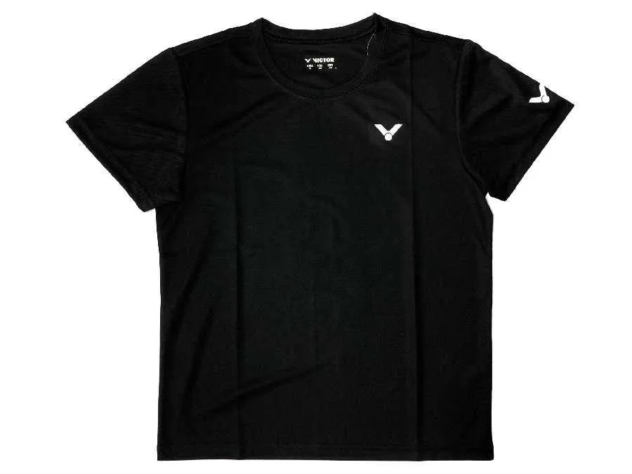 Victor AT-9013C Logo Team Unisex Shirt [Black]