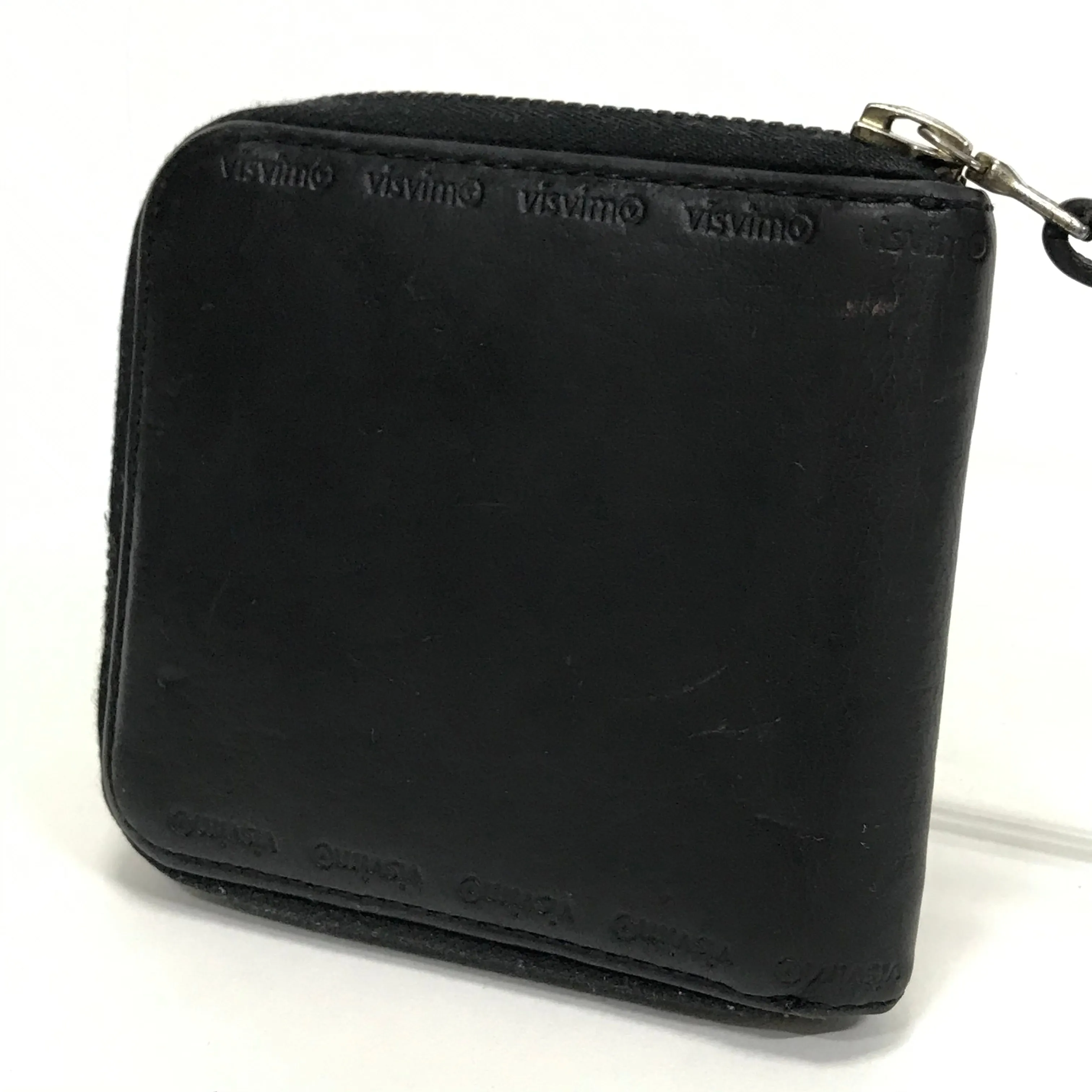 Visvim Leather Bi-Fold Zip Wallet