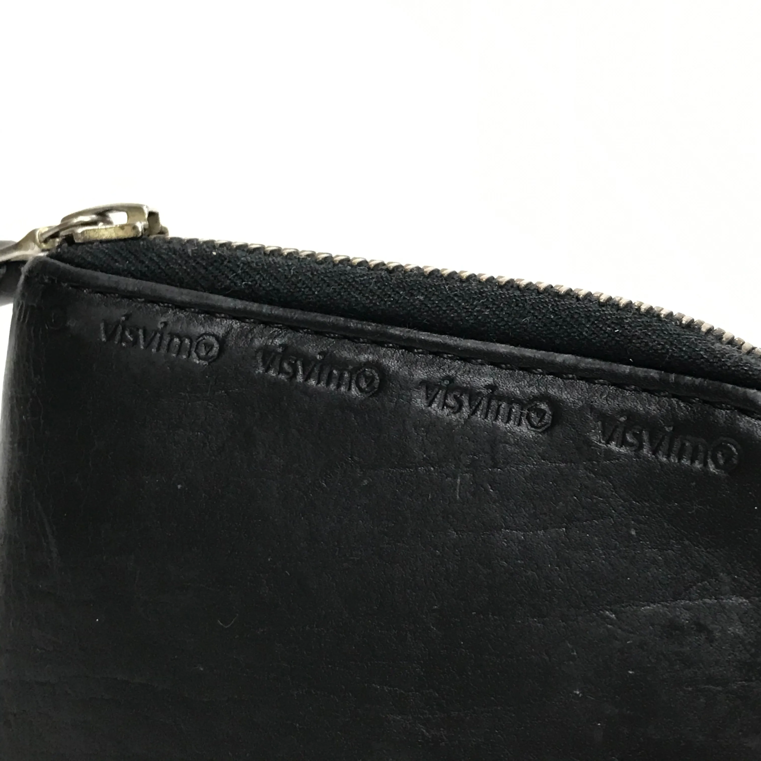 Visvim Leather Bi-Fold Zip Wallet
