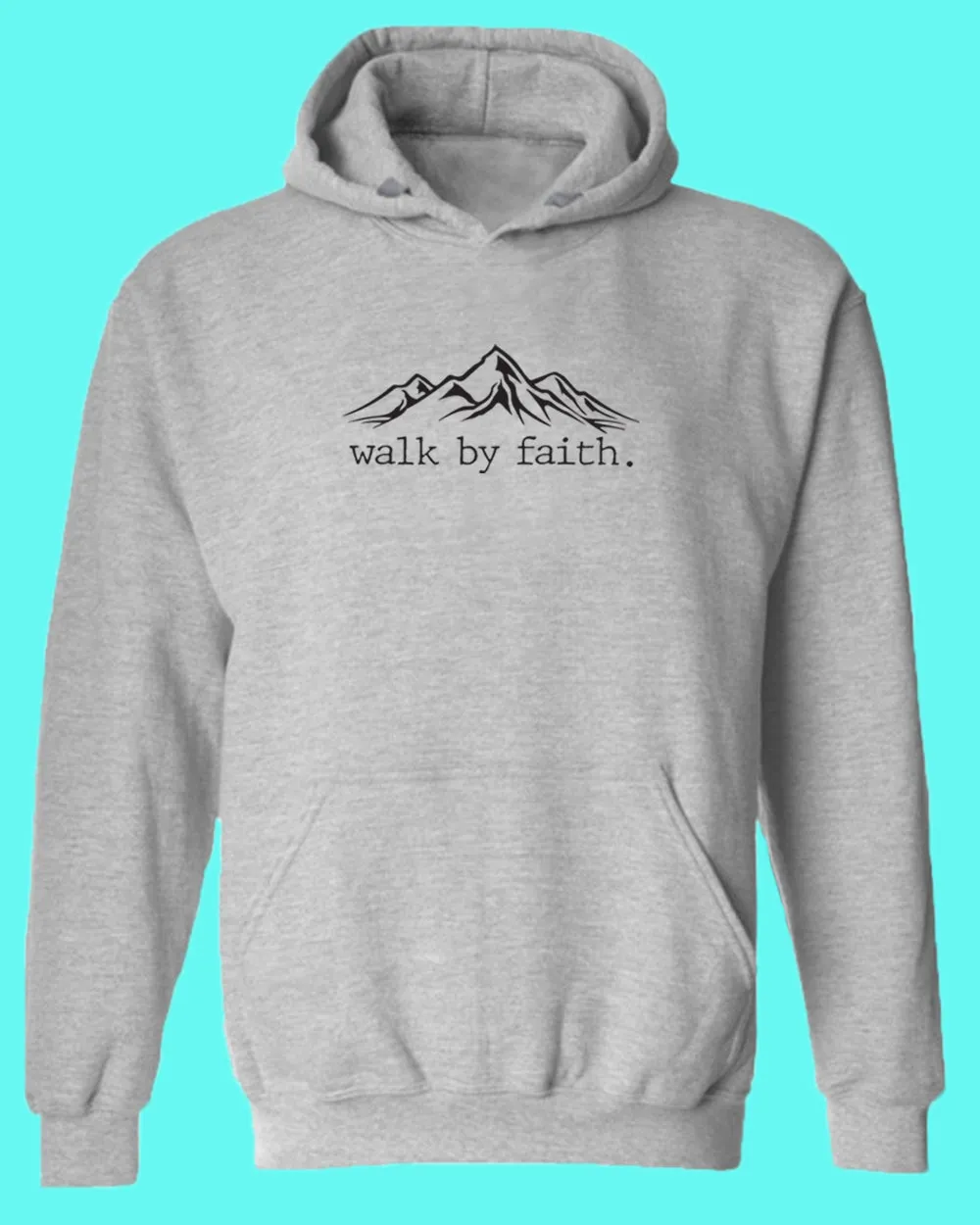 Walk By Faith Religious Hoodie Church Hoodie