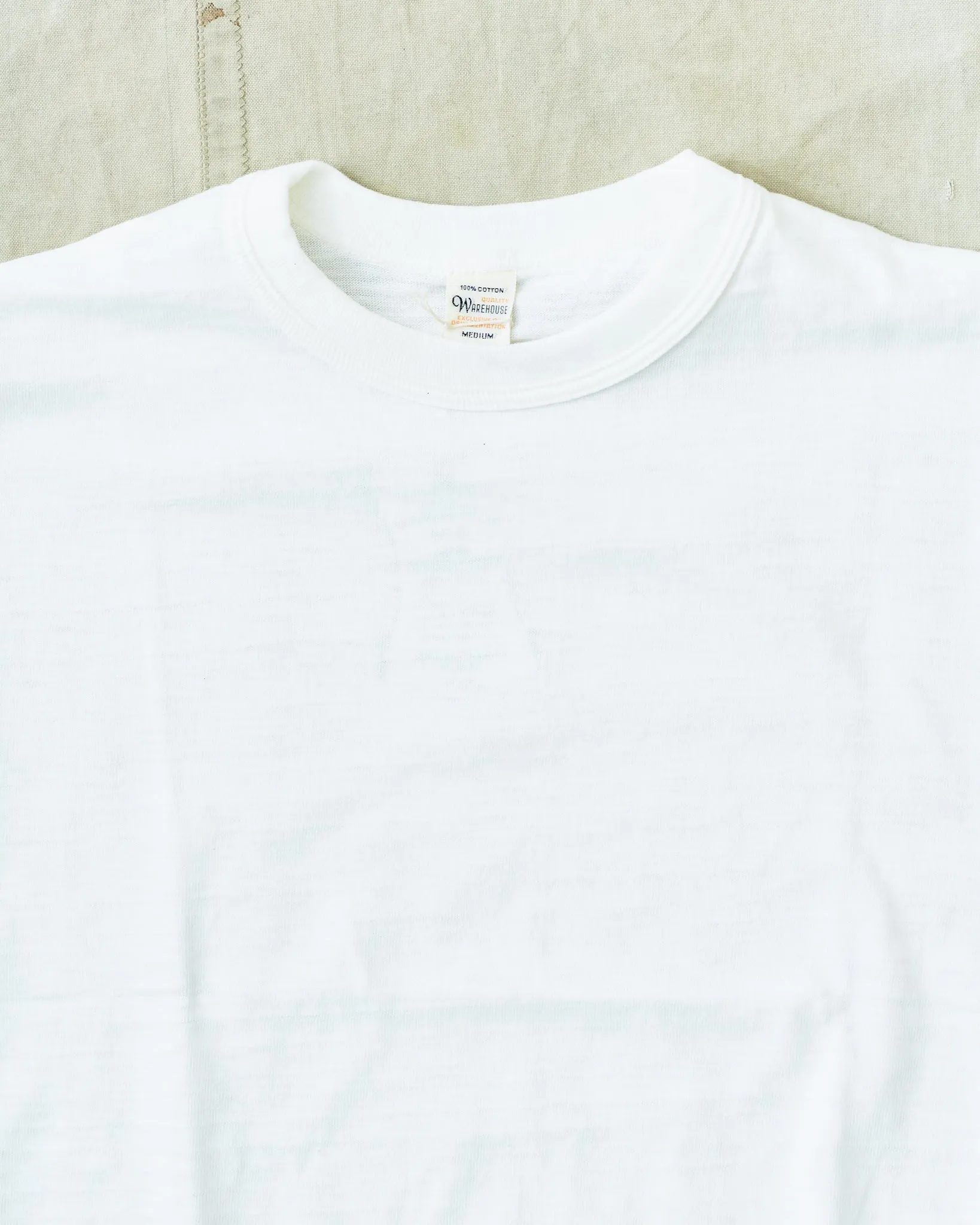 Warehouse & Co. Lot 4601 Plain T-shirt Off White