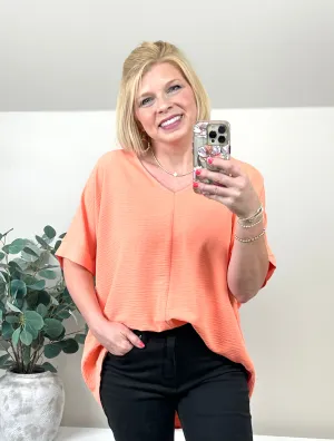 Weekender Airflow Top | Coral