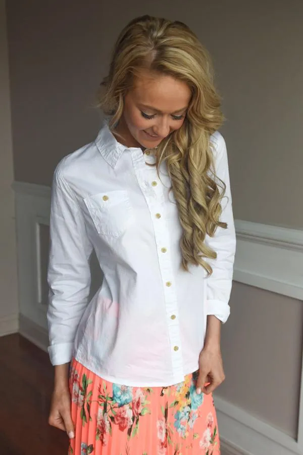 White Button Up