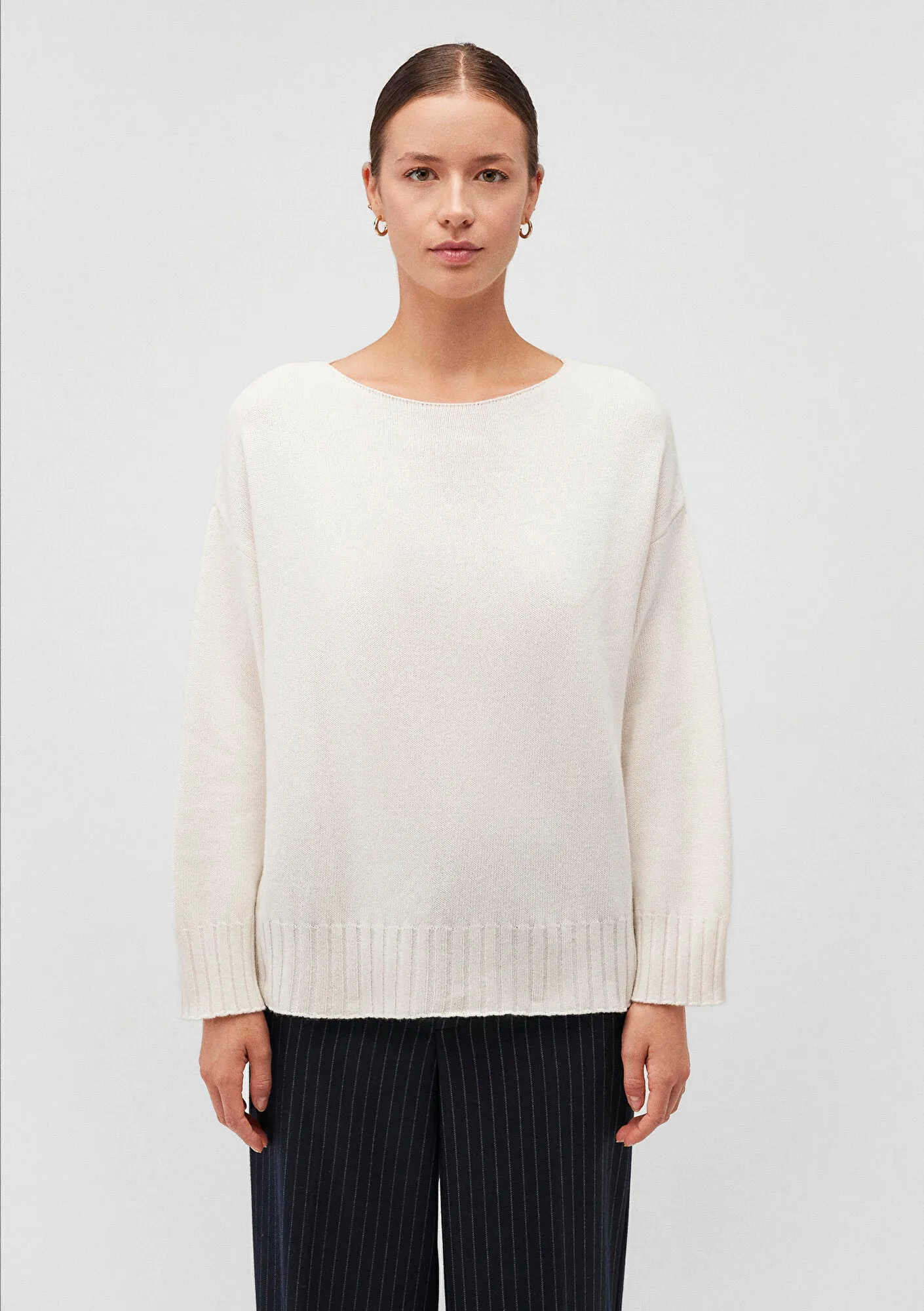 White Crewneck Sweater