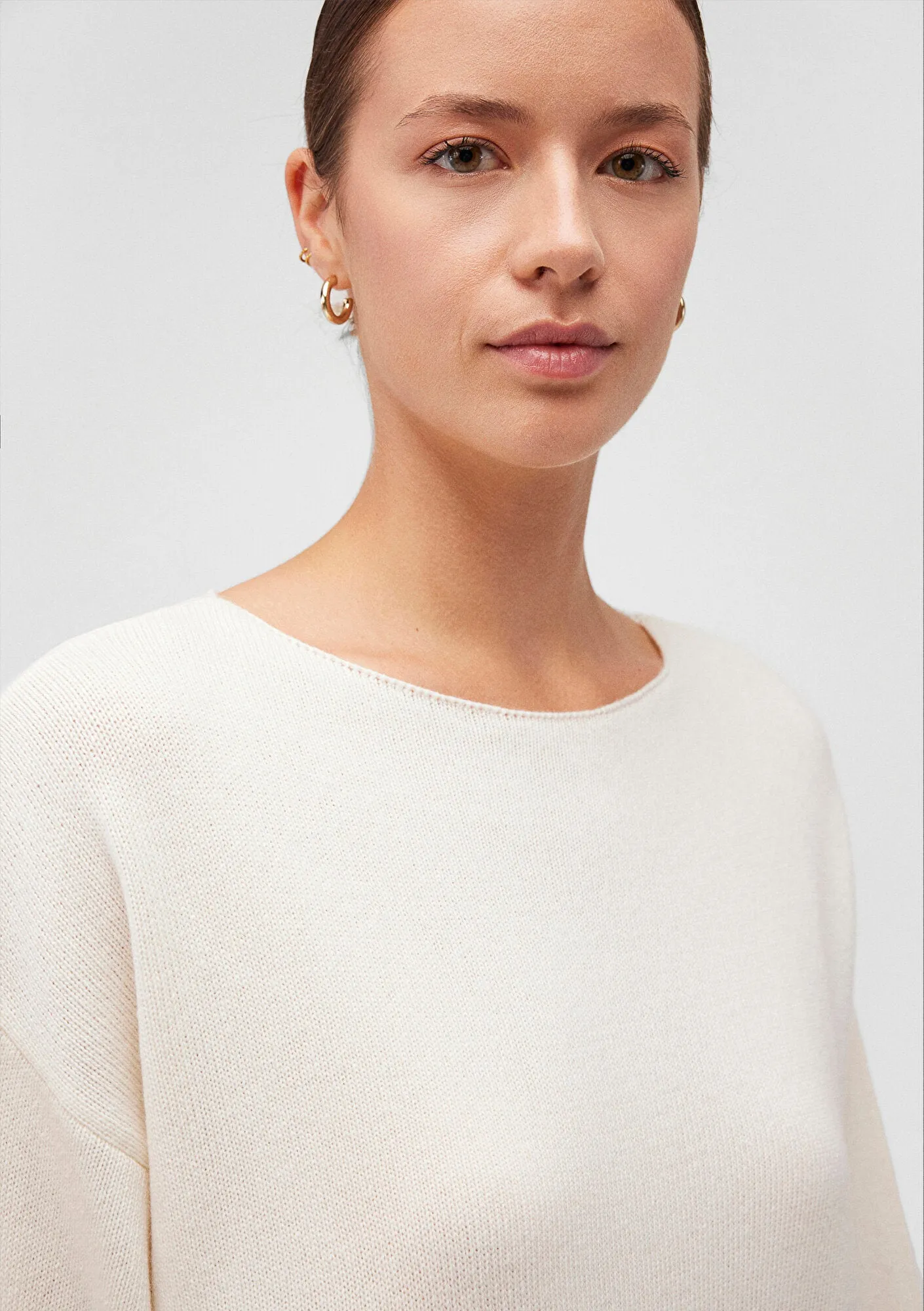 White Crewneck Sweater