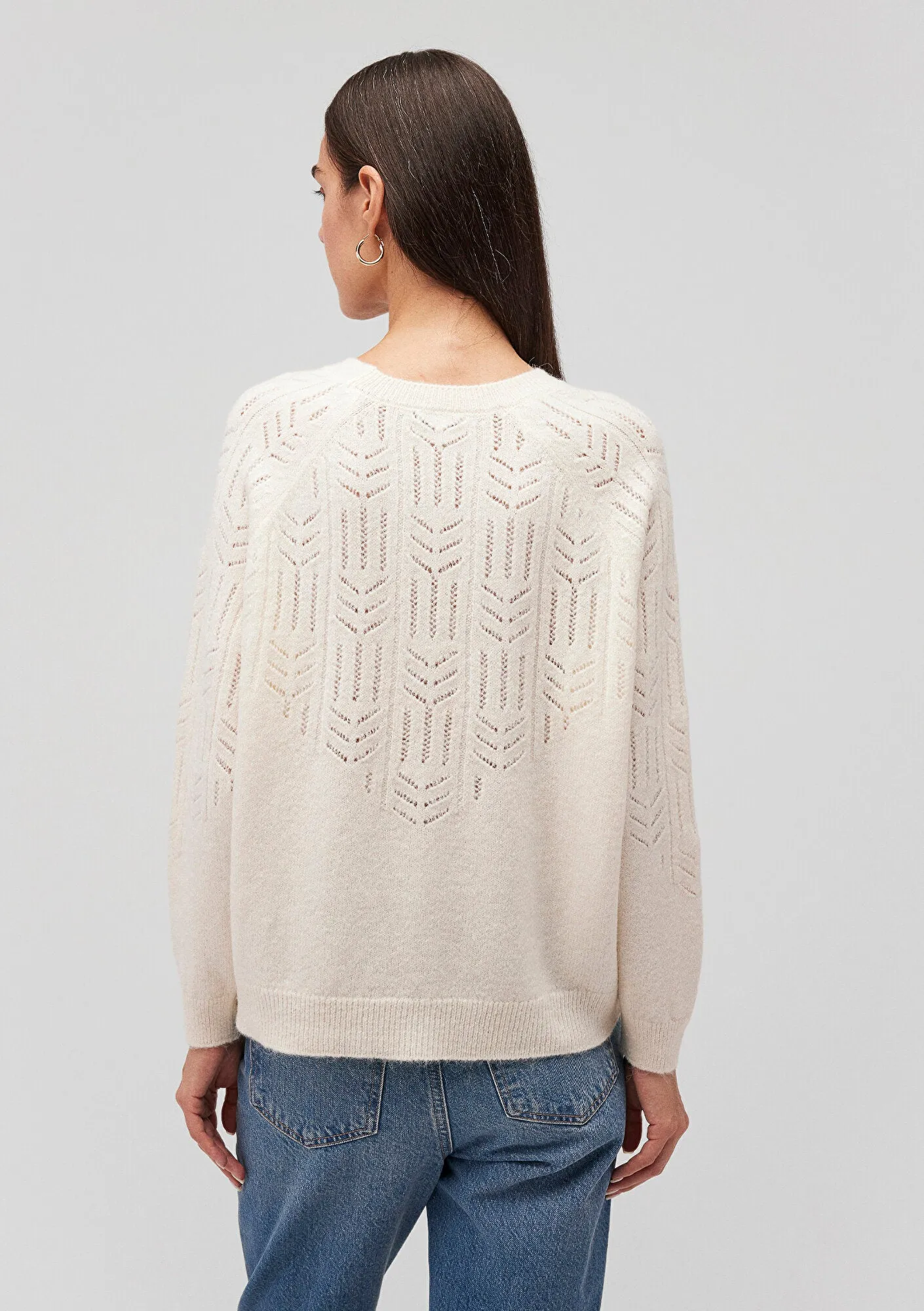 White Crewneck Sweater